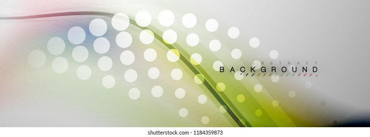 Fondo del concepto de movimiento de onda suave, ilustración vectorial