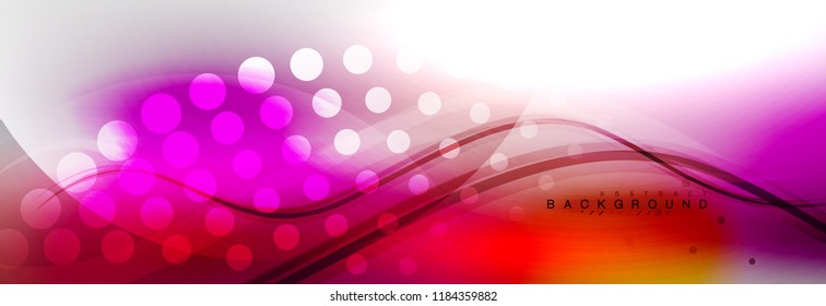 Fondo del concepto de movimiento de onda suave, ilustración vectorial