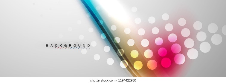 Fondo del concepto de movimiento de onda suave, ilustración vectorial