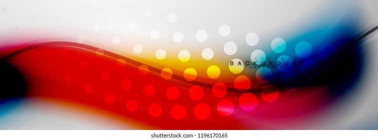 Fondo del concepto de movimiento de onda suave, ilustración vectorial