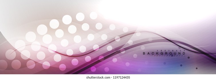 Fondo del concepto de movimiento de onda suave, ilustración vectorial