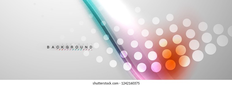 Fondo del concepto de movimiento de onda suave, ilustración vectorial