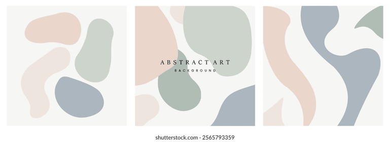 Smooth fluid abstract background in soothing softness
