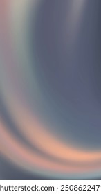 Ondas coloridas suaves e fluidas se misturam em um plano de fundo abstrato borrado