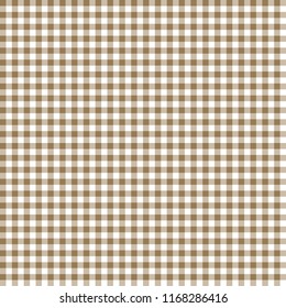 Smooth Gingham Seamless Pattern - Smooth Bräunlich und weiß klassische Gingham-Textur