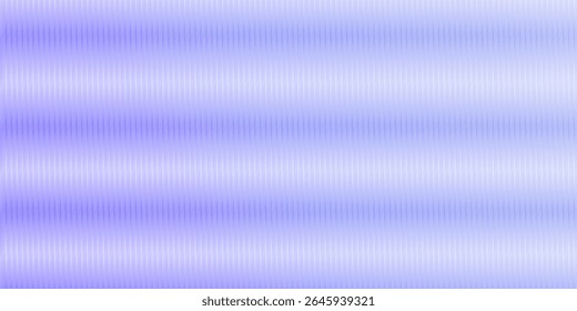 Smooth, glass texture with a ribbed effect running horizontally across the background. The purple gradient creates a soft, light-reflecting illusion, giving the overall design a delicate, airy feel.