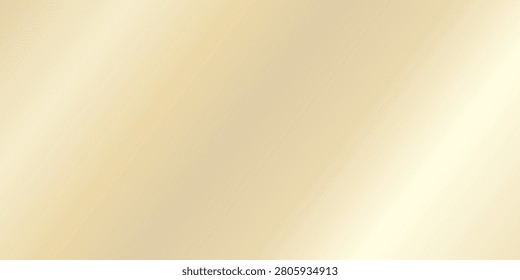 Smooth golden metal background with soft diagonal gradient and subtle sheen, ideal for luxury branding, elegant packaging, web headers, and refined design projects needing a warm metallic texture.

