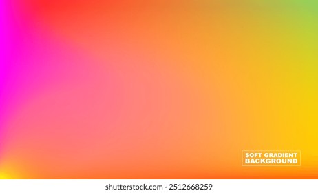 Smooth Gradient Abstract Background with Soft Colors