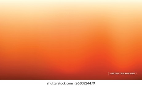 Fundo abstrato gradiente suave em tons de laranja quente e creme.