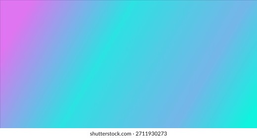 A smooth gradient background blending turquoise, blue, and purple shades.vector ilustration 10 eps