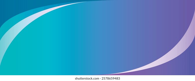 A smooth gradient background with blue and purple hues. The background features curved lines, blending blue and purple seamlessly. Minimal abstract gradient curve vector background