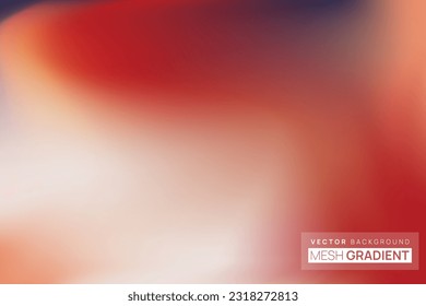 Smooth gradient background. Colorful, fresh, warm, vibrant mesh gradient wallpaper and backgound