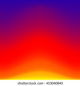 Smooth Gradient Background. Colorful Rainbow Pattern. Vector Design