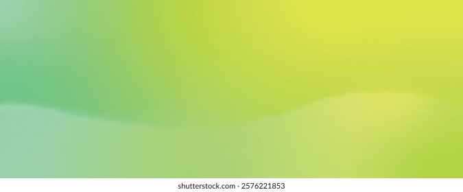 A smooth gradient background with green and yellow hues. The background features a soft, blended texture with green and yellow tones. Minimal abstract gradient vector background