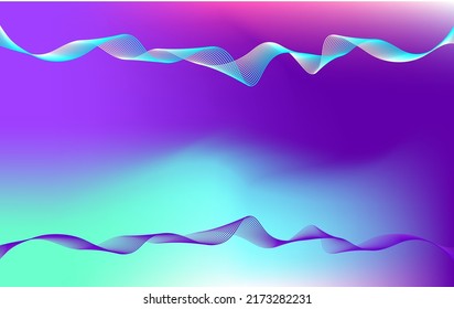 Fondo de degradado suave en el diseño de la cinta de color.