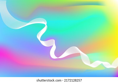 SMOOTH GRADIENT BACKGROUND ON THE WHITE RIBBON.