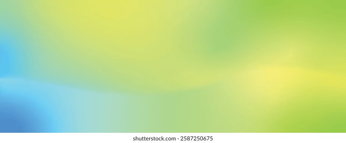 A smooth gradient background with soft blue and green hues. The background blends blue and green colors seamlessly, creating a calming effect. Minimal abstract gradient vector background