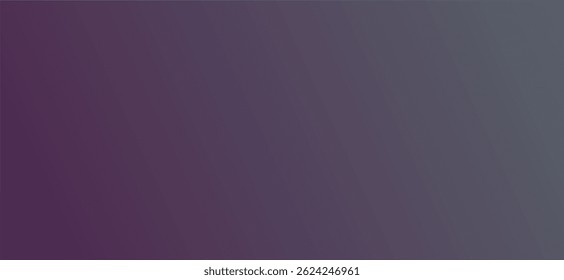 A smooth gradient background transitioning from deep plum purple on the left to cool slate gray on the right, creating a subtle, modern, and moody effect with soft blending.