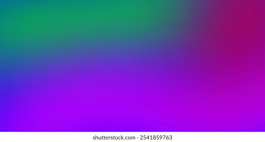 A smooth gradient background transitioning from green to blue to pink, creating a visually appealing and harmonious blend of colors. Vector illustration