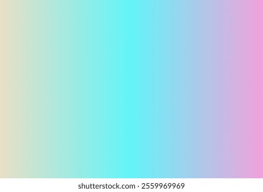 A smooth gradient background transitioning from soft beige to cyan, blue, and light pink, creating a calming and minimalistic aesthetic.