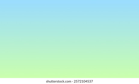 A smooth gradient background transitioning from soft blue at the top to light green at the bottom, evoking a serene and natural atmosphere.