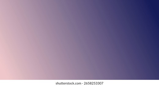 A smooth gradient background transitioning from a soft, pale lavender pink to a deep, dark navy blue.