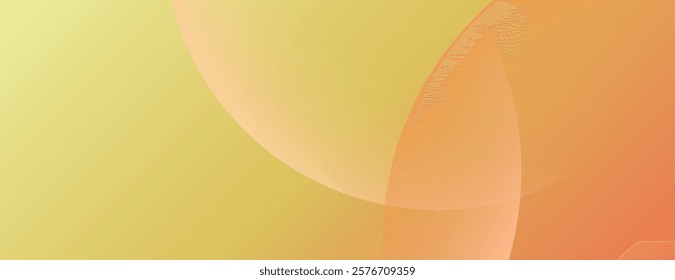 A smooth gradient background with yellow and orange hues. The background features a soft, flowing texture with yellow and orange tones. Minimal abstract circles vector gradient background