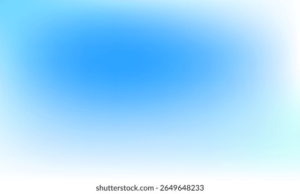 Gradiente suave mistura tons de azul esverdeado e azul céu claro, criando um fundo vetor abstrato fresco, fresco e mínimo perfeito para projetos limpos e modernos