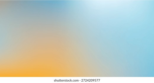 Um gradiente suave que mistura tons de laranja quentes em tons de azul frio, criando um visual sereno e abstrato.