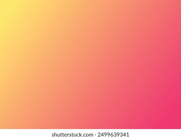 A smooth gradient blending from a warm yellow on the left to a rich pink on the right. The seamless Vector Background. Ideal for adding a pop of color and energy.