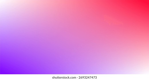 Um gradiente suave combina rosa, roxo e azul para criar um cenário quente e moderno perfeito para imagens de marca, publicidade e mídias sociais. Ideal para projetos de design abstratos e coloridos.