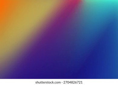 A smooth gradient blends warm oranges and yellows into cool blues and purples, forming a versatile abstract background. Perfect for tech, design, presentations, and creative projects