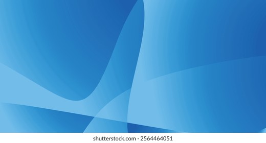 Smooth gradient blue design with layered shapes.	Perfect for modern presentations or digital backgrounds.
