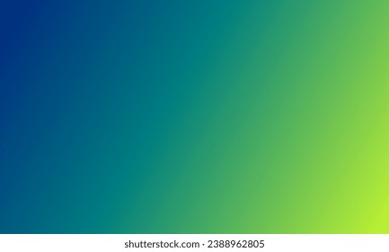 smooth gradient blue, green blended. Cool and bright abstract background vector template. for copy space, web, page, cover, banner, flyer, marketing, digital