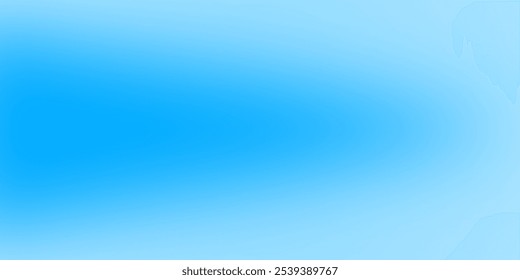 Um gradiente suave de tons azuis, fazendo a transição do azul claro do céu na parte superior para o azul profundo na parte inferior, criando um fundo abstrato. Ilustração vetorial