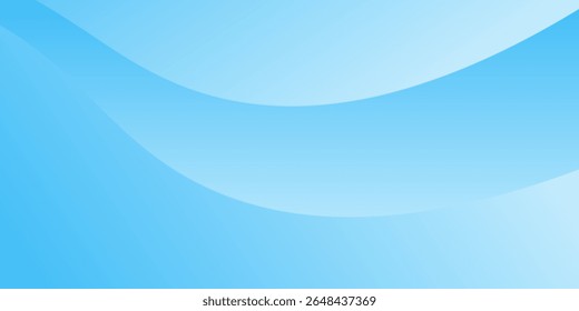 Smooth gradient design featuring soft blue curves and shapes.