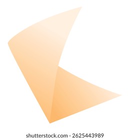 Gradiente suave que forma una forma abstracta elegante, ideal para diseños modernos y minimalistas