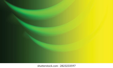 Smooth Gradient Green Yellow Light Blur Abstract Background Design
