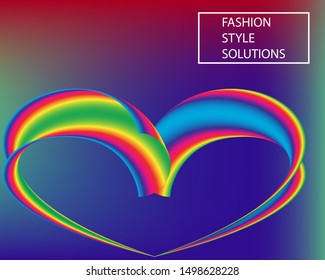 Smooth gradient mesh background with a blend. Creative backdrop with simple muffled colors. Vector illustration concept. Violet, blue, yellow and green modern screen effective design for interface.