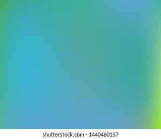 Smooth gradient mesh background. Clean backdrop with bright rainbow colors. Vector illustration art. Green modern abstract backdrop for mobile app and user interface.