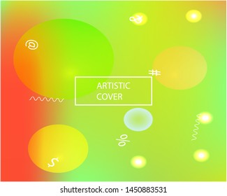 Smooth gradient mesh background. Clean backdrop with simple muffled colors. Vector illustration space. Green modern abstract backdrop for mobile app and user interface.