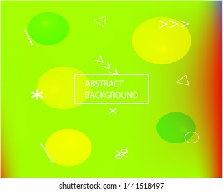 Smooth gradient mesh background. Colorful backdrop with bright rainbow colors. Vector illustration elements. Green modern abstract backdrop for mobile app and user interface.