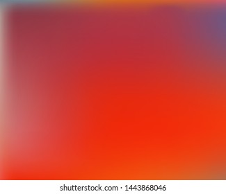 Smooth gradient mesh background. Colorful backdrop with soft muffled colors. Vector illustration flyer. Red modern abstract backdrop for mobile app and user interface.