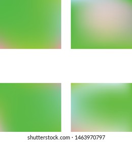Smooth gradient mesh background. Colorful backdrop with simple muffled colors. Vector illustration texture. Green modern abstract backdrop for mobile app and user interface.