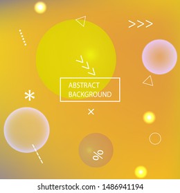 Smooth gradient mesh background. Colorful backdrop with simple muffled colors. Vector illustration vintage. Orange modern abstract design for mobile app and user interface.