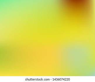 Smooth gradient mesh background. Commercial backdrop with bright rainbow colors. Vector illustration elements. Yellow modern abstract backdrop for mobile app and user interface.