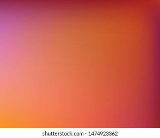 Smooth gradient mesh background. Flat backdrop with simple muffled colors. Vector illustration vintage. Red modern abstract design for mobile app and user interface.