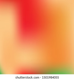 Smooth gradient mesh background. Fresh backdrop with simple muffled colors. Vector illustration art. Orange modern abstract design for mobile app and user interface.