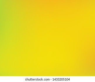 Smooth gradient mesh background. Futuristic backdrop with bright rainbow colors. Vector illustration vintage. Yellow modern abstract backdrop for mobile app and user interface.