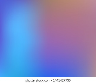 Smooth gradient mesh background. Futuristic backdrop with bright rainbow colors. Vector illustration texture. Blue modern abstract backdrop for mobile app and user interface.